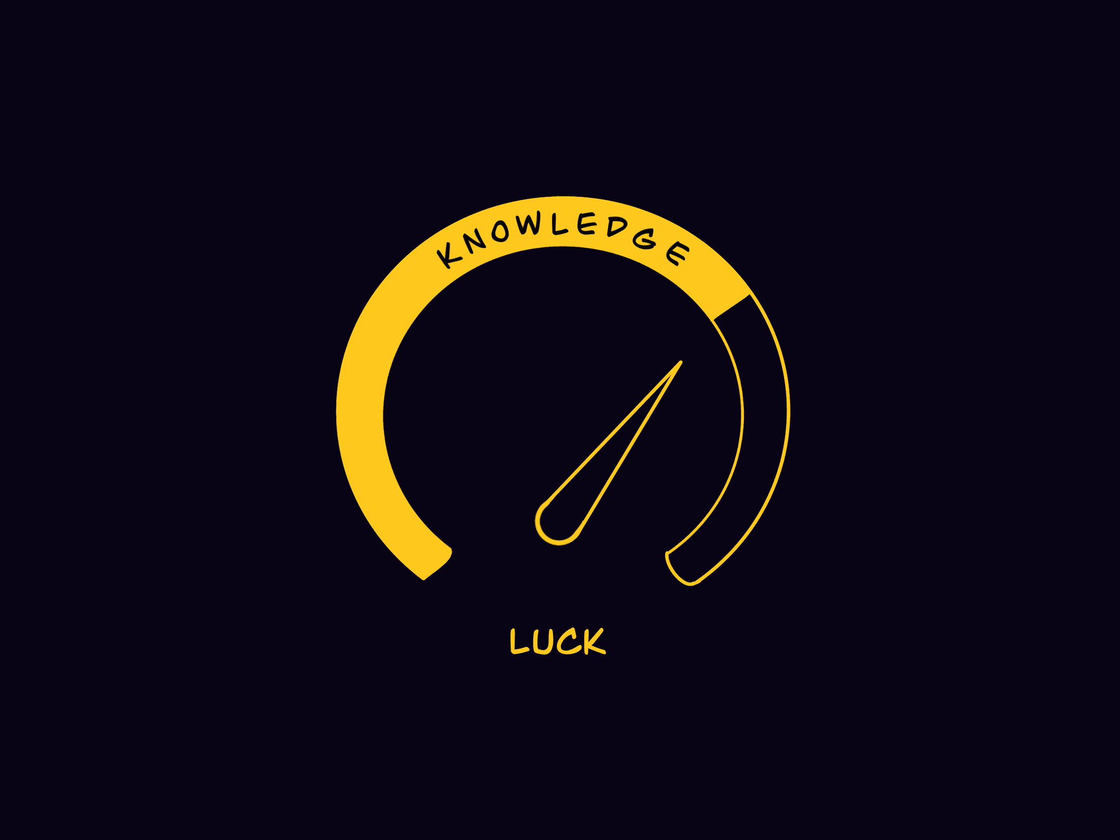 The smart people are also the lucky ones