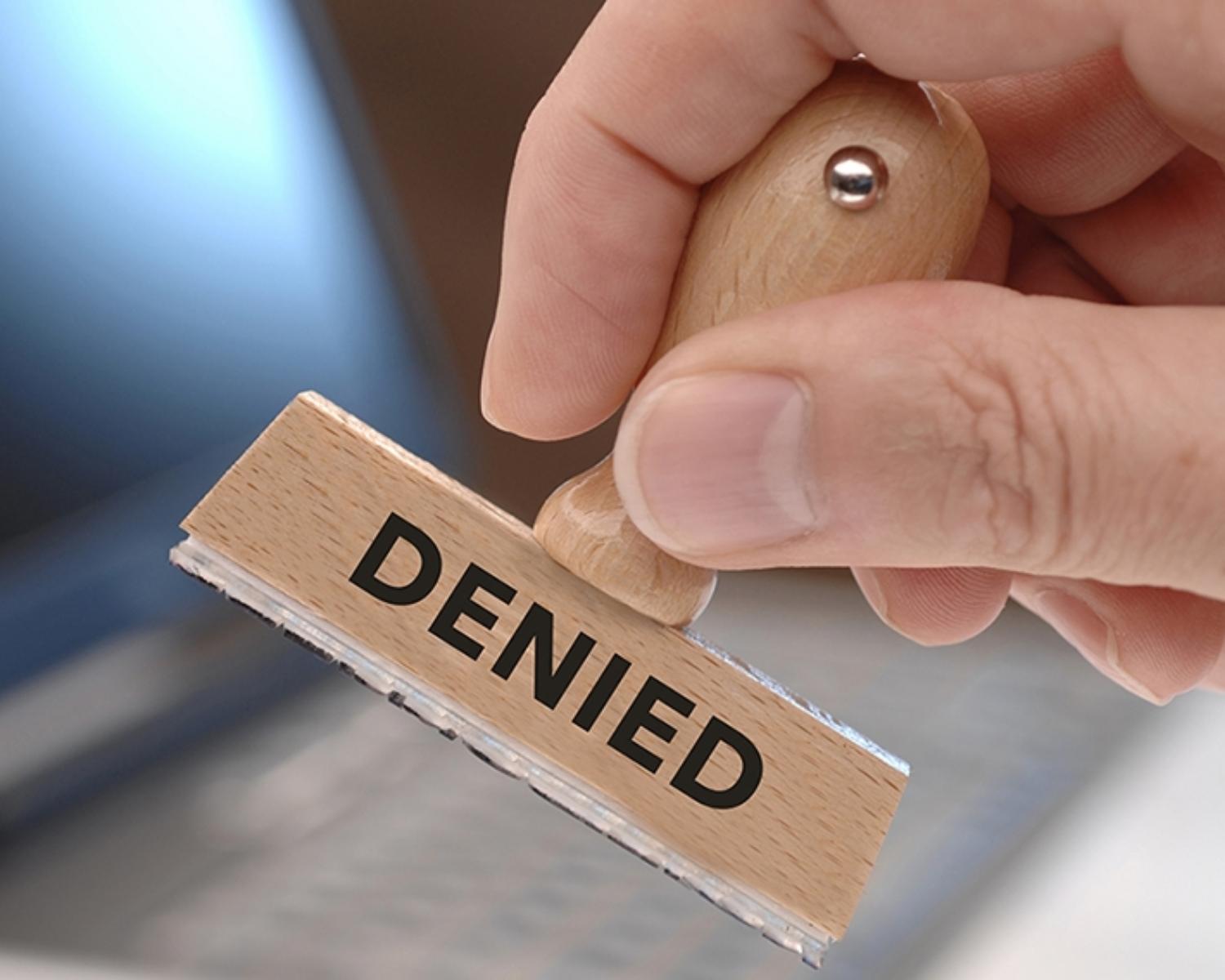 9.If the request is denied, consider other options.