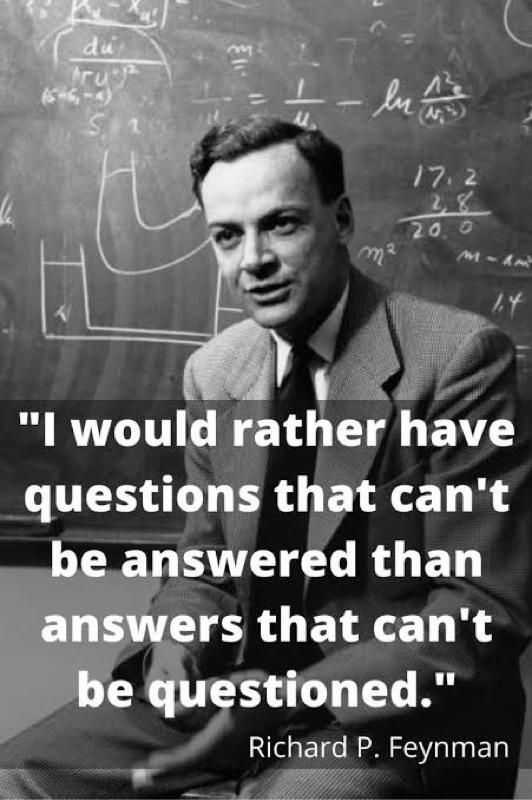 Wisdom from Richard P. Feynman