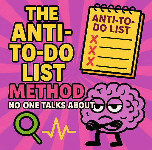 The Anti-To-Do List Method No One Talks About