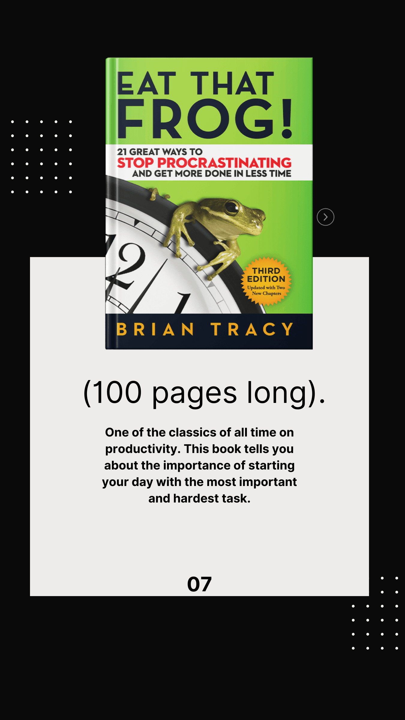 Eat That Frog by Brian Tracy