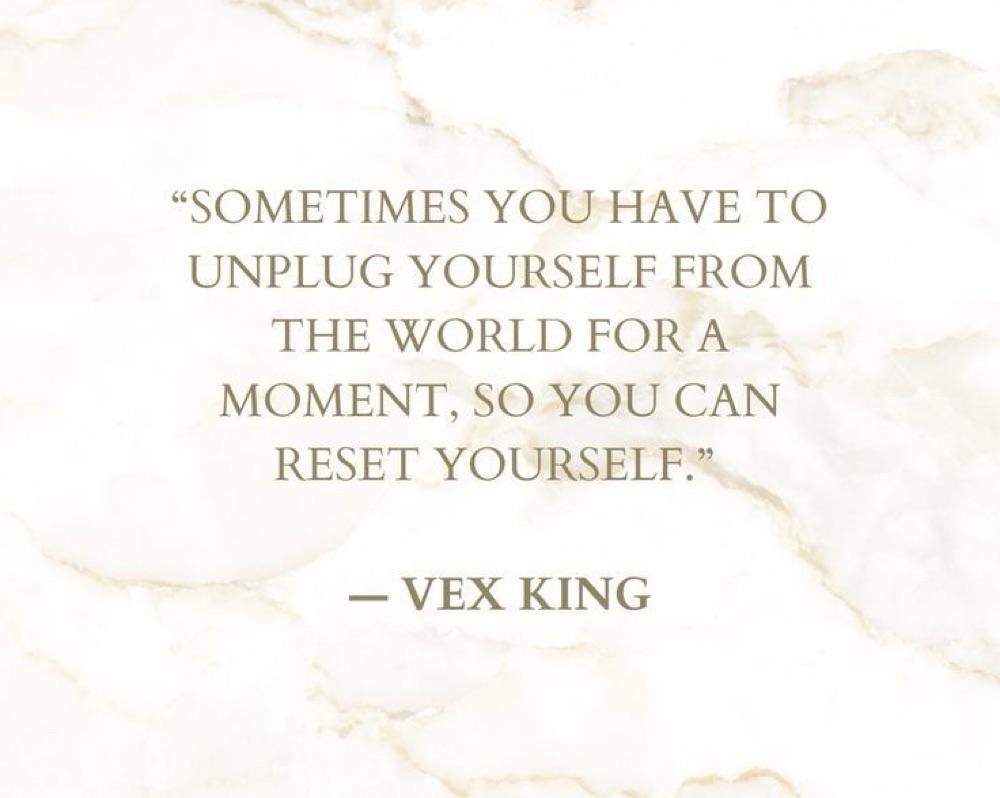 Take The Time To Center Yourself.